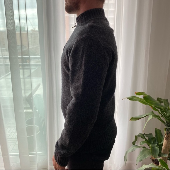 Daniele Blasi Men’s Wool Gray Sweater Size Small Made in Italy - Picture 2 of 8